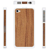 PATCHWORKS Alloy X Wood for iPhone 4/4S White×Teak