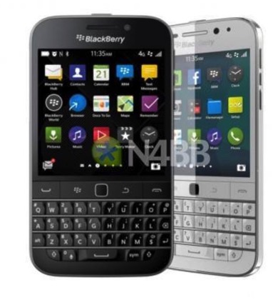 「BlackBerry Classic」のホワイトカラーバージョン