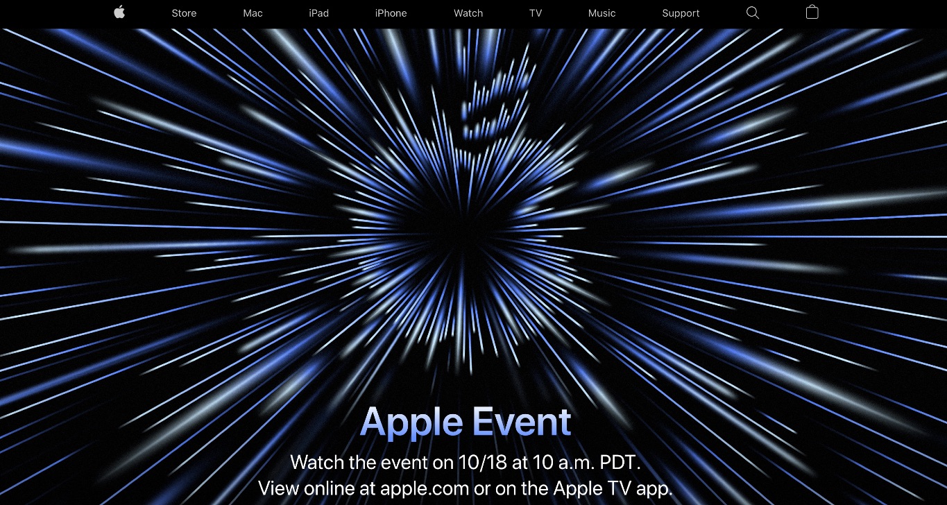 M1X搭載の新型MacBook Proに期待！Appleが10月18日に発表イベントを開催！